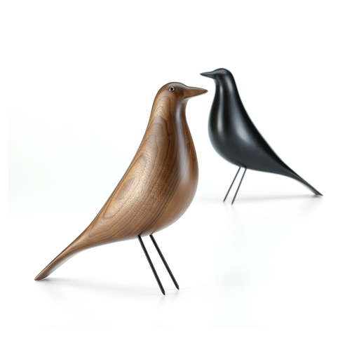 北歐擺飾｜Vitra 伊姆斯木鳥擺飾 （胡桃木） Eames House Bird in Walnut