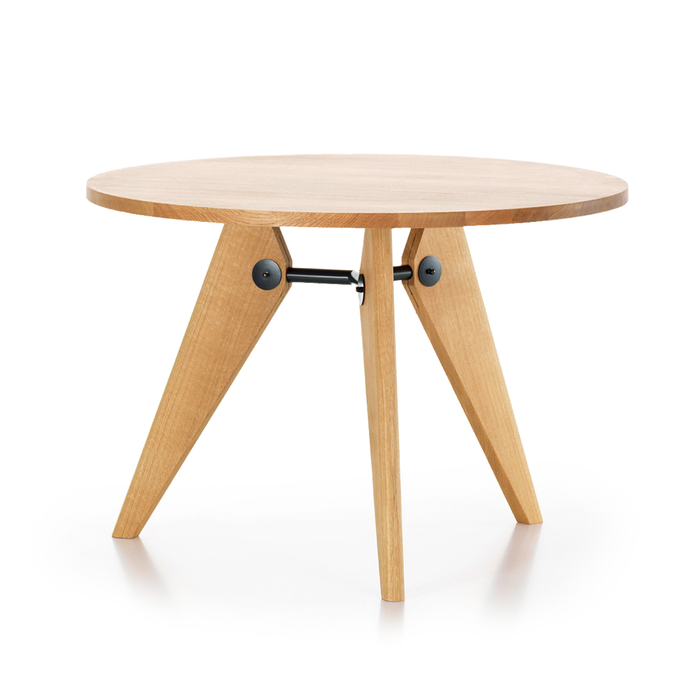 進口餐桌｜Vitra 三角實木餐桌 Gueridon Round Table