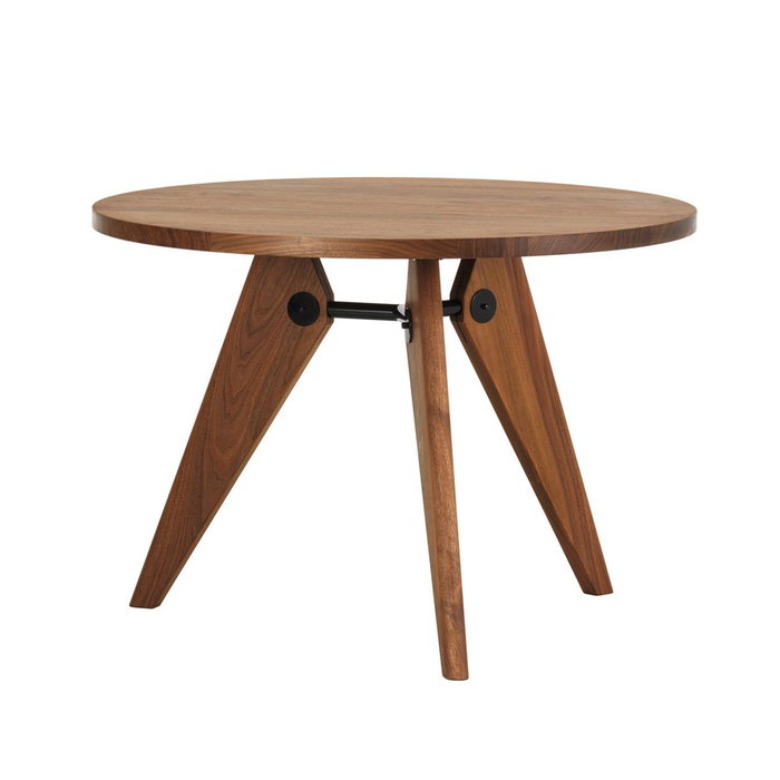 進口餐桌｜Vitra 三角實木餐桌 Gueridon Round Table