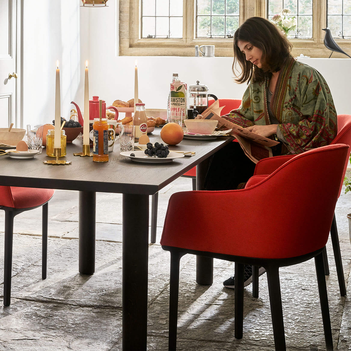 進口餐椅｜Vitra 舒適柔背扶手椅 / 餐椅  Softshell Chair / Armchair