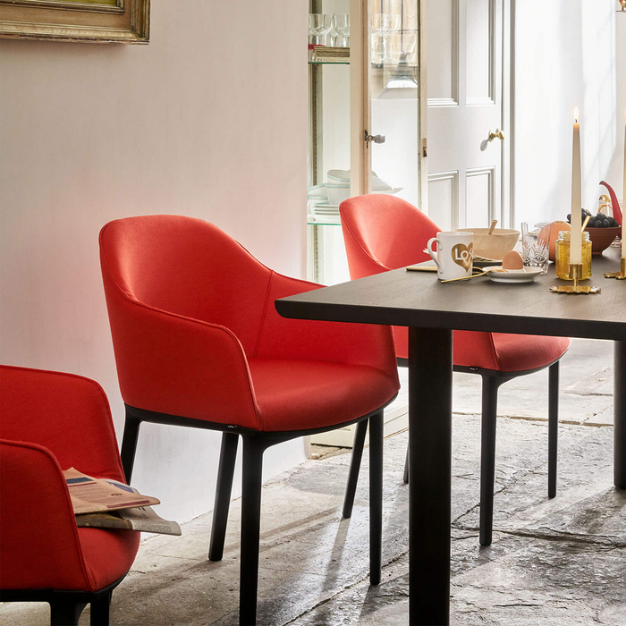 進口餐椅｜Vitra 舒適柔背扶手椅 / 餐椅  Softshell Chair / Armchair