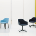進口餐椅｜Vitra 舒適柔背扶手椅 / 餐椅  Softshell Chair / Armchair