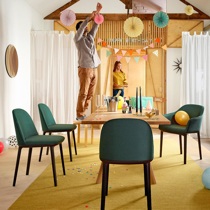 進口餐椅｜Vitra 舒適柔無扶手椅 / 餐椅 Softshell Side Chair