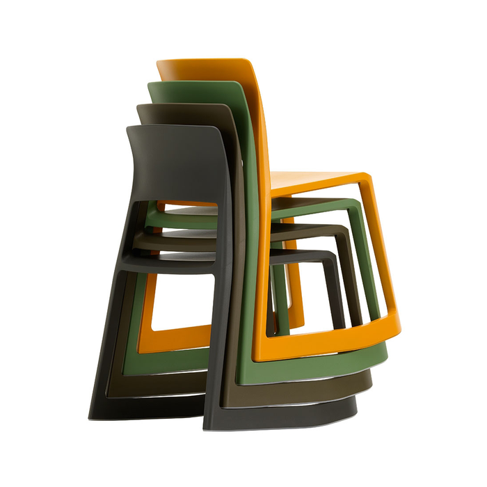 設計師單椅｜ Vitra 9 度角 繽紛搖椅 / 工作單椅Tip Ton Rocking Chair