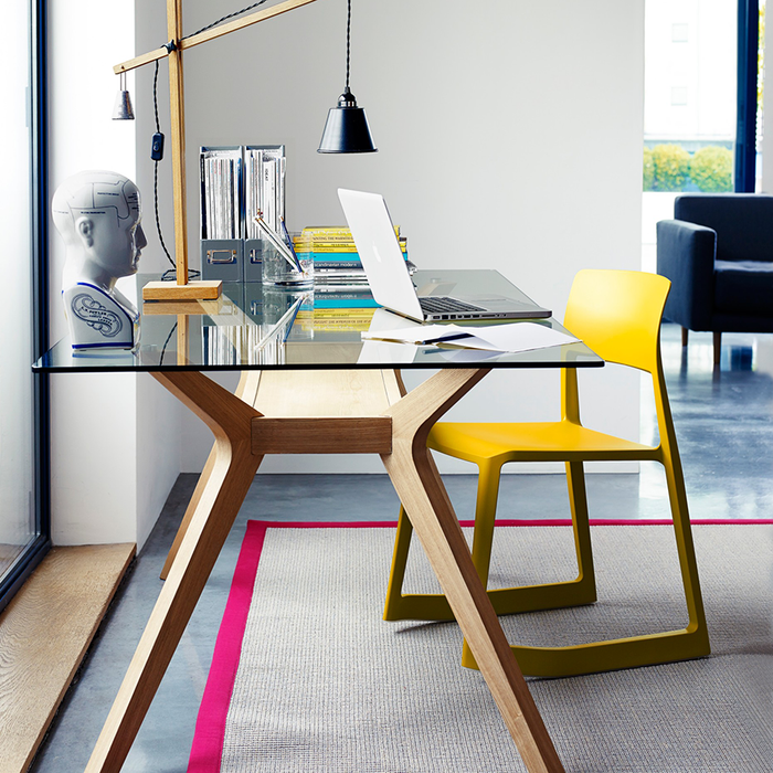 設計師單椅｜ Vitra 9 度角 繽紛搖椅 / 工作單椅Tip Ton Rocking Chair