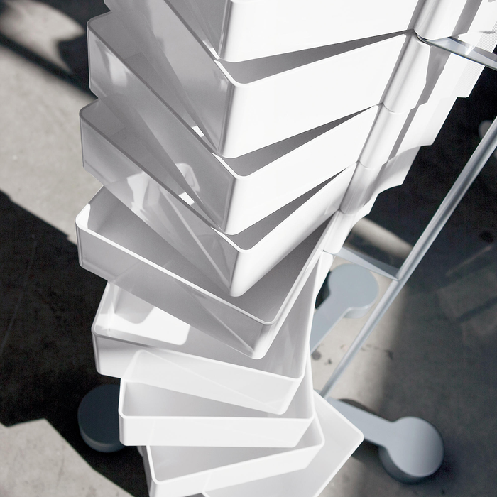 義大利收納推車｜B-Line 迴旋階梯 12 層 收納系統 / 收納櫃 Spinny Versatile Drawer System 