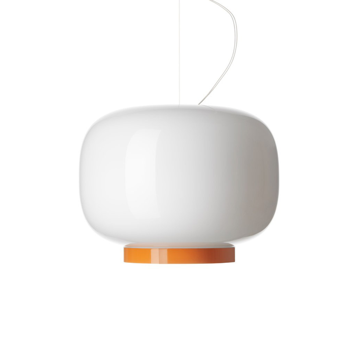 Foscarini Chouchin Reverse 1 Suspension Lamp 彩色蘑菇吊燈 (橘色環)