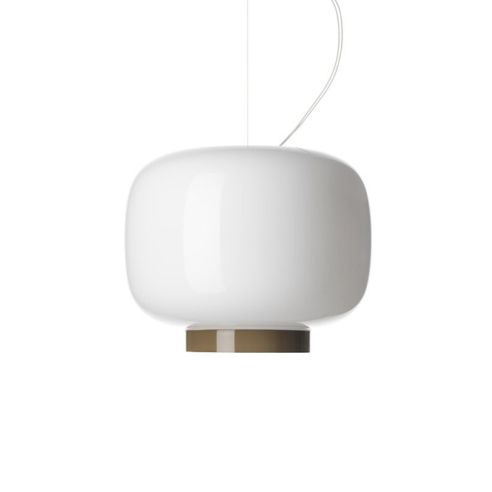 Foscarini Chouchin Reverse 3 Suspension Lamp 彩色蘑菇吊燈 (深灰色環)