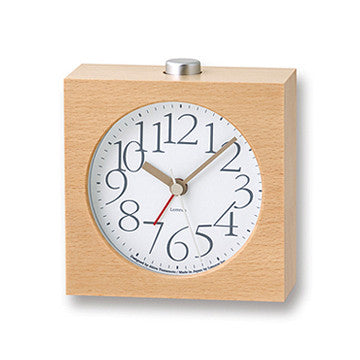 Lemnos Block Alarm Clock 原木方塊桌鐘 / 鬧鐘