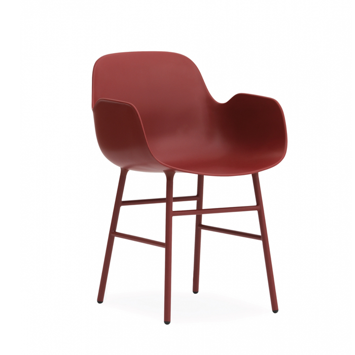Normann Copenhagen Form Armchair 俐落餐椅 (扶手款 / 金屬椅腳)
