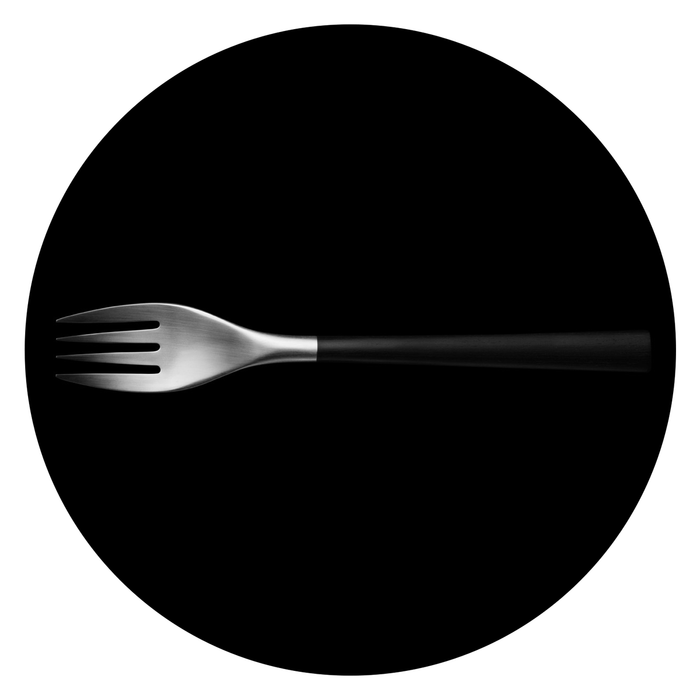 Sori Yanagi Black Birch Handle Cutlery 樺木黑柄不鏽鋼主餐叉 (四叉)