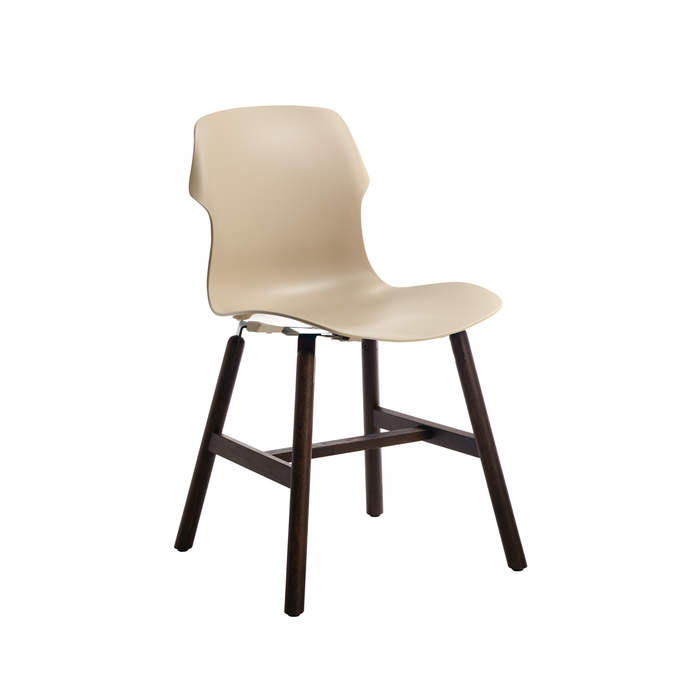 義大利進口餐椅｜Casamania 雪倫餐椅 (實木椅腳款) Stereo Dining Chair Wooden Base