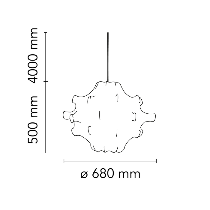 Flos Taraxacum 1 Suspension Lamp 蒲公英吊燈 (Ø68 cm)